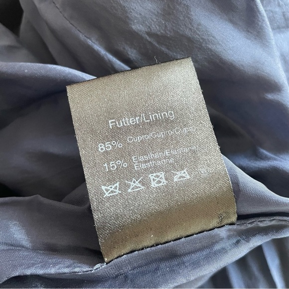 Talbot Runhof Mermaid Royal Navy Glitter Sequin Off The Shoulder Metallic Gown 8 - Picture 11 of 12